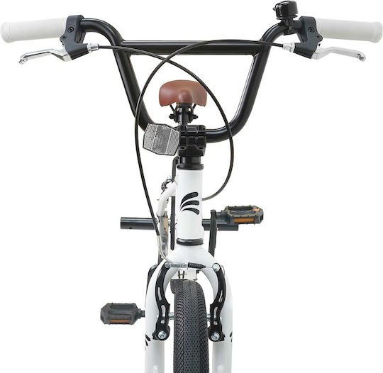 vidaXL 18" Kinderfahrrad BMX Weiß