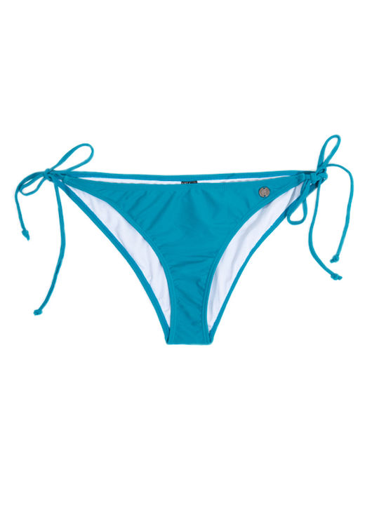 Bikini Alunecare cu șnururi Turcoaz