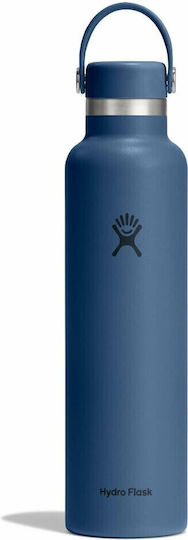 Hydro Flask Standard Flex Cap Μπουκάλι Θερμός Ανοξείδωτο 710ml Harbor Blue
