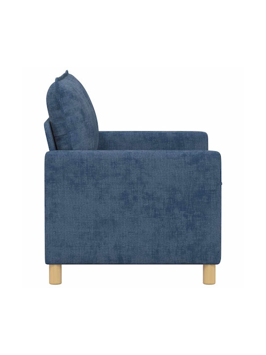 Doppelsitzer Sofa Blau 126x81x87,5cm
