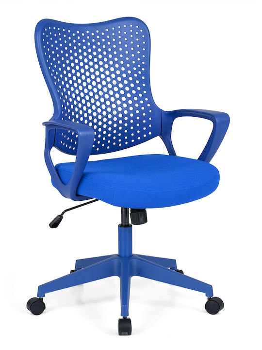 Costway Costway Bürostuhl mit Einstellbaren Arme Blau