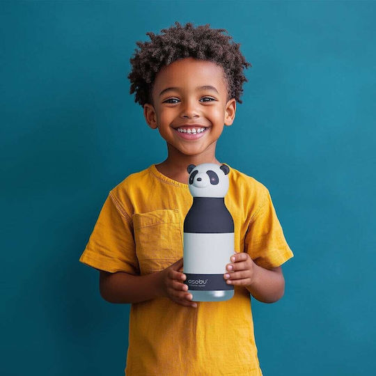 Asobu Kids Water Bottle Thermos Bestie Panda 460ml