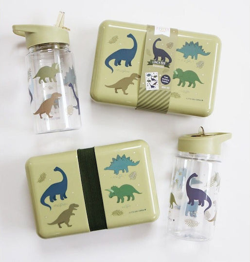 A Little Lovely Company Παιδικό Παγούρι Πλαστικό Dinosaurs 450ml