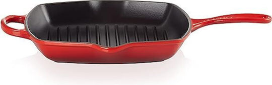 Le Creuset Cast Iron Grill Pan with Enamel Interior Coating 26cm