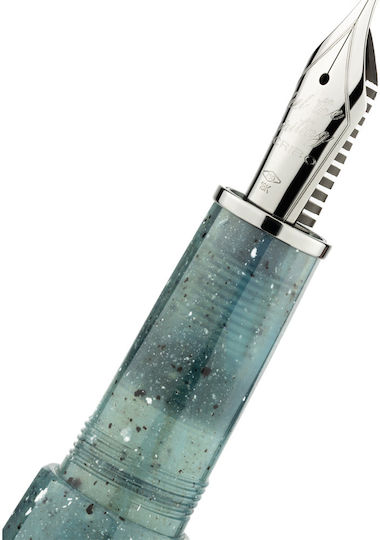 Scribo Πένα Γραφής Fine 6.5mm Μπλε με Μπλε Μελάνι