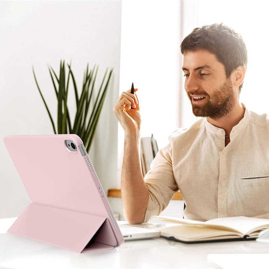 Husă Ipad Air 11 Inch M4 M3 M2 2026-2024 Auto Wake Sleep Ultra Slim Stand Soft Tpu – Roz