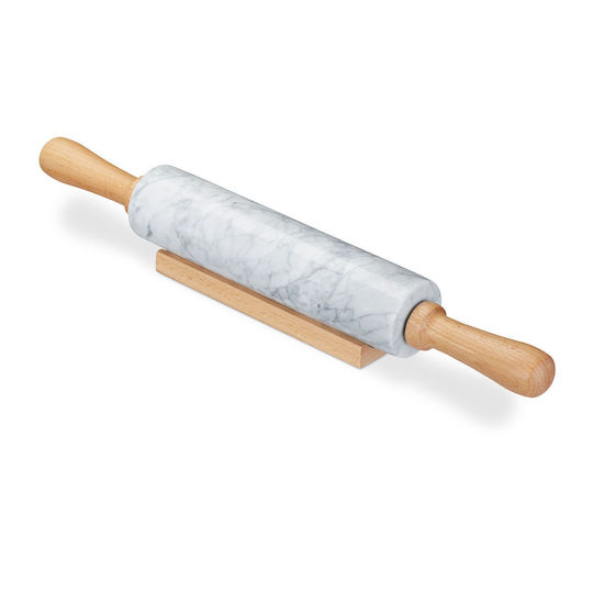 Relaxdays Holz Nudelholz Küche 48cm