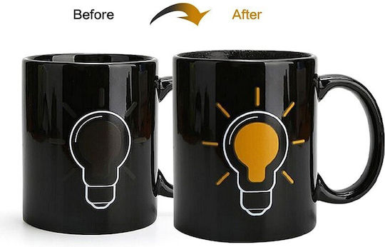 Cană Heat Change Design Bec Aprins