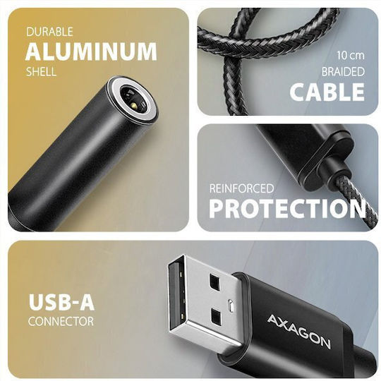 Axagon USB-A Male To 3.5mm Female Converter 1 Piece ADA-HA