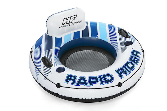 Bestway Kids' Swim Ring with Handles Diameter 135cm Blue