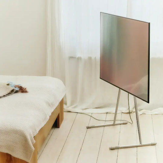 Floor Tv Stand Pedestal Viva Chrome