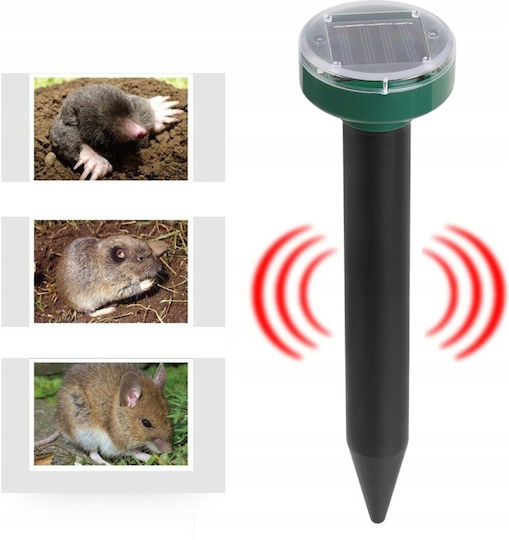 ACP Ultrasonic Rodent Snake Repellent Solar Powered 0.246x0.063m