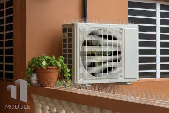 Module Σετ 12 Πολυκαρβονικές Ακίδες Απώθησης Πουλιών 0.5m