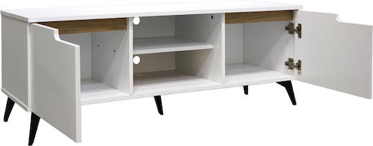 Pakketo TV-Ständer Kemvio Weiß M150xP38xH44cm