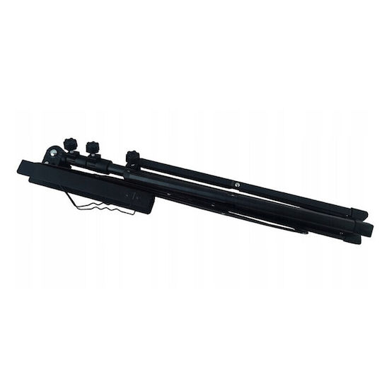 Stand Muzical Pliabil Cleme Suport Geantă Transport 50 X 30 X 150 Cm Oțel Negru