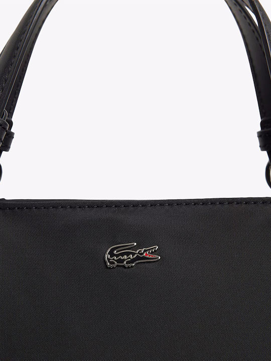 Damen Schultertasche Top Handle Bag Schwarz