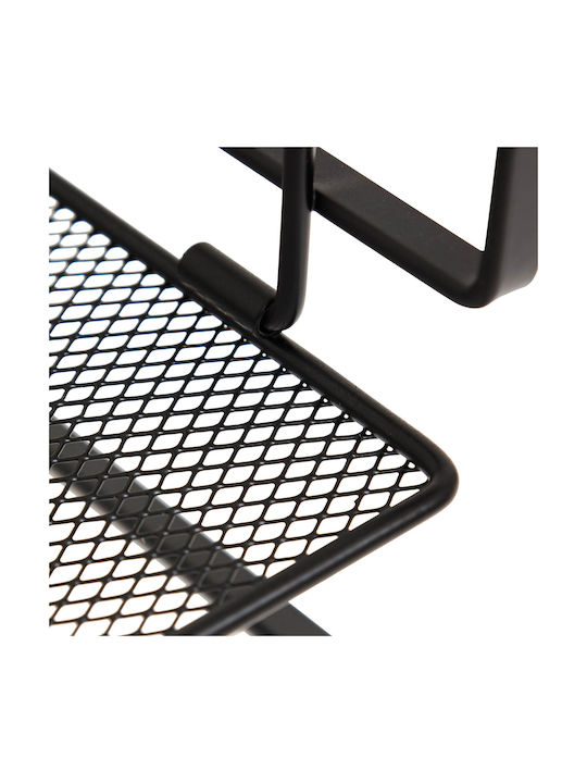 5Five Pendant Metal Shelf 38.5x21.5x18.2cm Black
