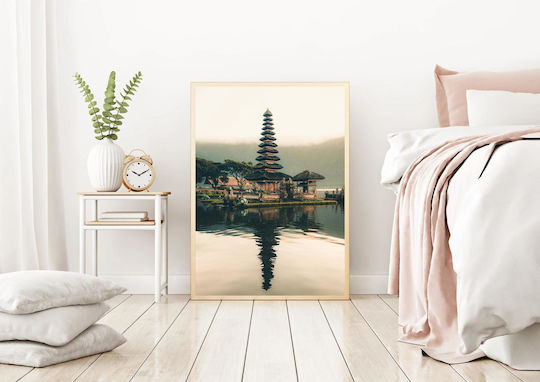 Πίνακας Serene Temple Reflection Γαλήνια Αντανάκλαση Ναού 70x100 Πίνακας Serene Temple Reflection Γαλήνια Αντανάκλαση Ναού 70x100
