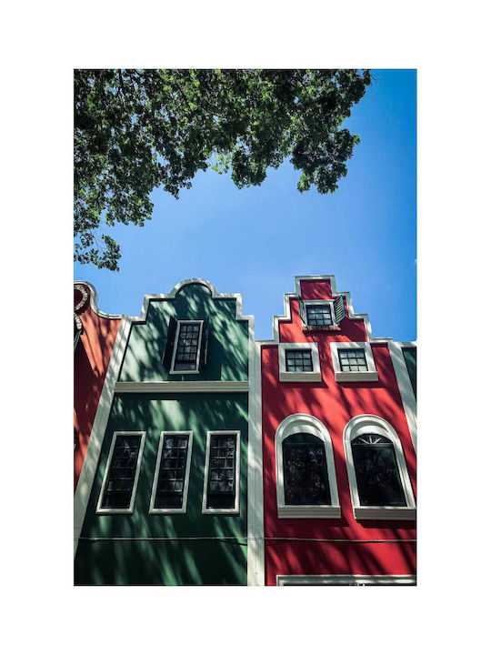 Панел Colorful Buildings Полихромни Сгради 70x100