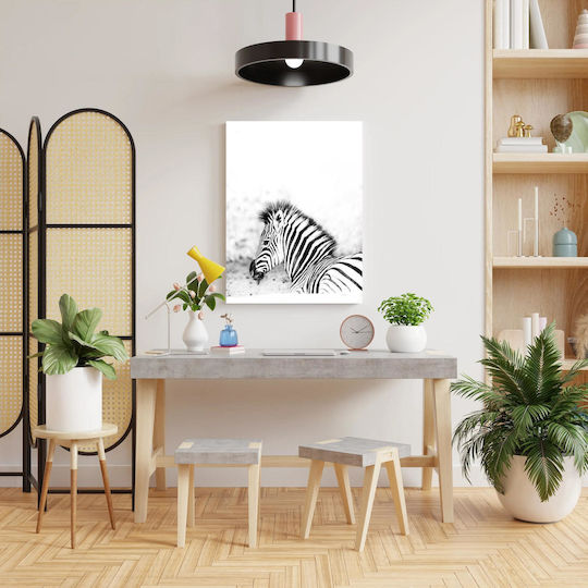 Panou Black White Zebra Zebre Alb-Negru 70x100