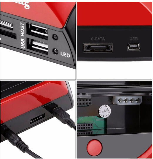 Hard Disk Docking Station for SATA/IDE Drives with USB 2.0 / USB 3.0 / eSATA Connectivity