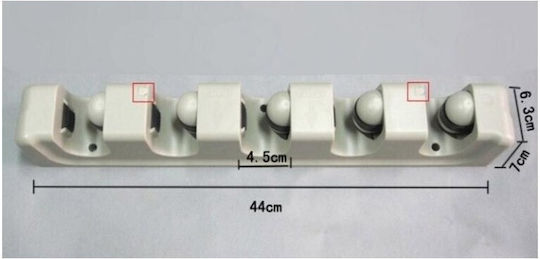 Wall Mount Mop and Broom Holder