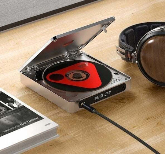 Fiio Dm13 Player Cd Portabil Bluetooth 5.1 Suport Multi-format Ieșire Duală 3.5mm/4.4mm Baterie 1000mah Argintiu