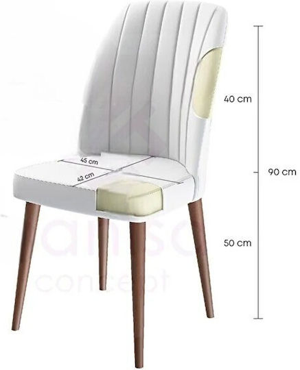 Wooden Dining Chair Nubuck
