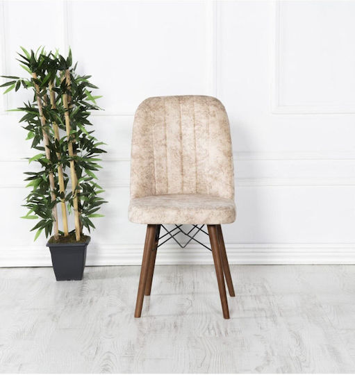 Wooden Dining Chair Nubuck