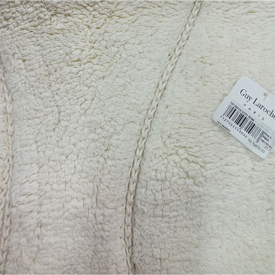 Guy Laroche Πατάκι Μπάνιου Βαμβακερό Bahia 1127091113032 Ivory 55x95εκ.