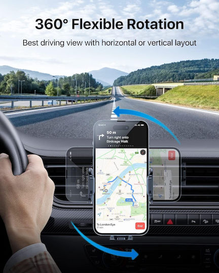 Andobil Auto Handyhalterung Lüftungsbefestigung 360° Drehung Hohe Stabilität