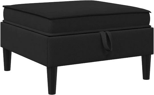 vidaXL Hocker Für Das Wohnzimmer Mit Stauraum Mit Samt Schwarz