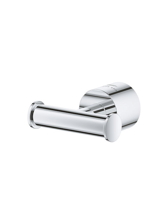 Grohe Atrio Double Bathroom Hook With Screws Silver