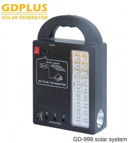 Solar Lighting System with Flash Light and USB Charging