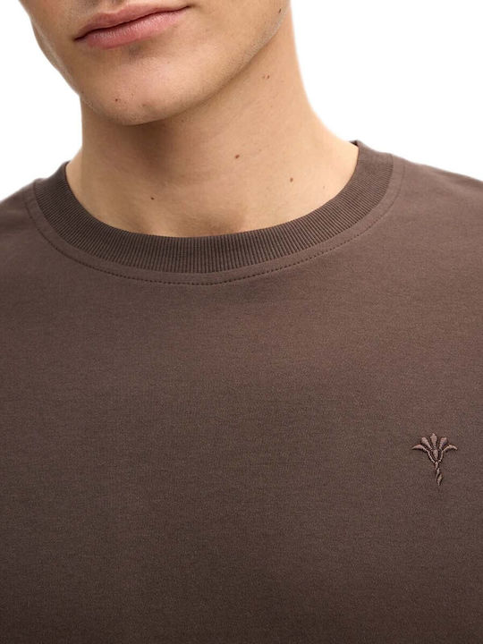 T-shirt Καφέ