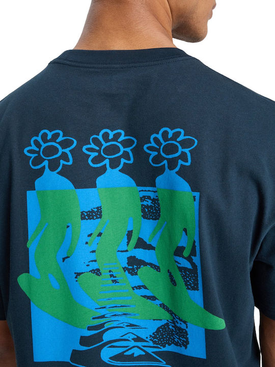 'flowers Μπλούζα Dark Navy