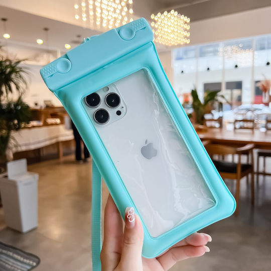 Matte Kissen Wasserdichtes Unterwasser Gehäuse Alista Home Schneefest Universelle Handyhülle Dokumente Mintgrün