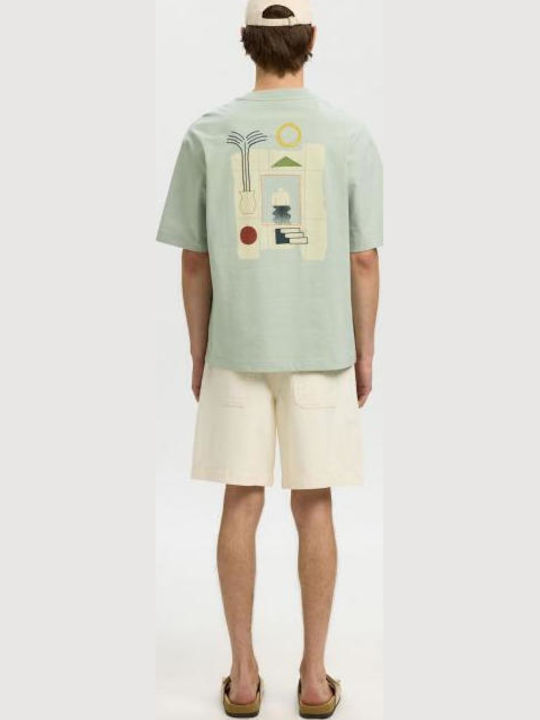 T-Shirt Aqua Grau