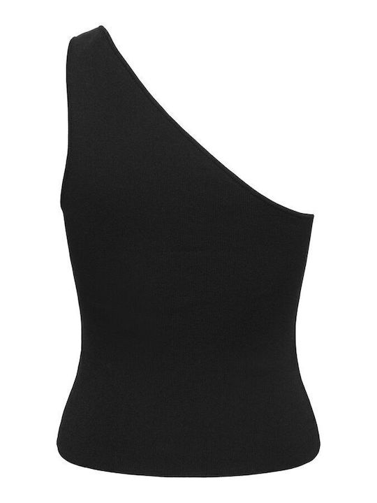 Γυναικεία Μπλούζα με έναν Ώμο Black