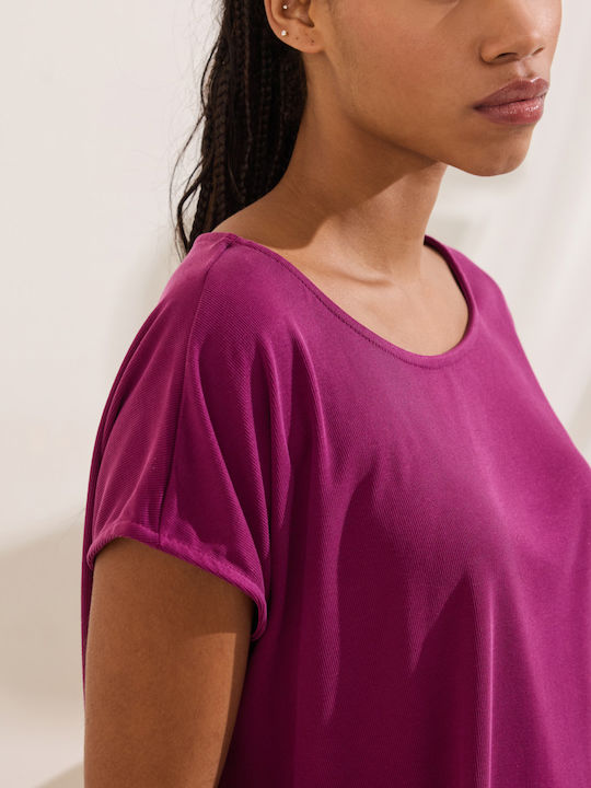 Women's Short Sleeve Blouse Anemone