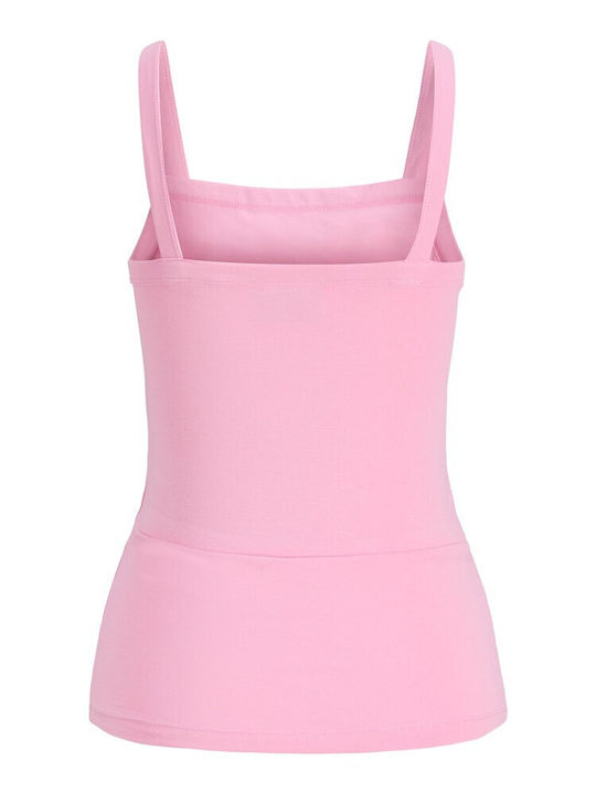 Damenbluse Baumwolle mit Spaghetti-Träger Rosa