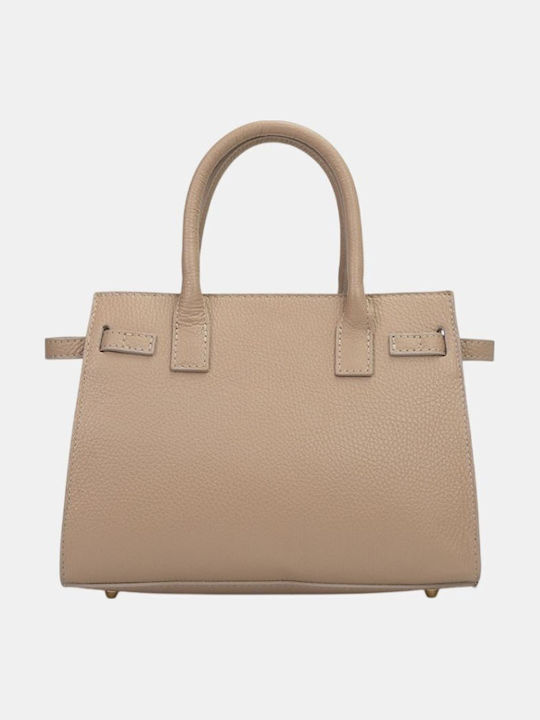 Leder Damen Handtasche Beiges