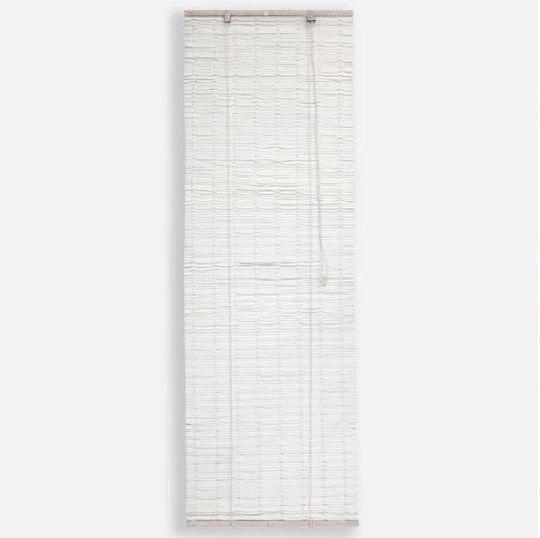 Bamboo Shading Blind In White Colour W60xH180cm