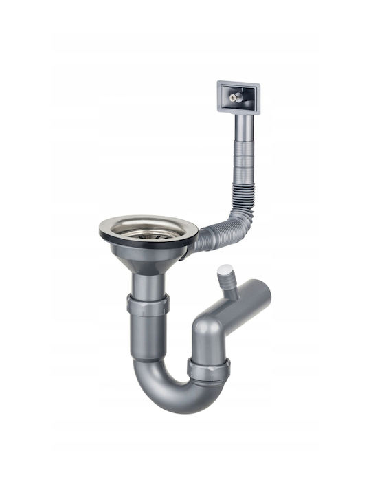 Kuchinox Ένθετος Νεροχύτης Inox με Μπαταρία Μ75xΠ40cm Γκρι