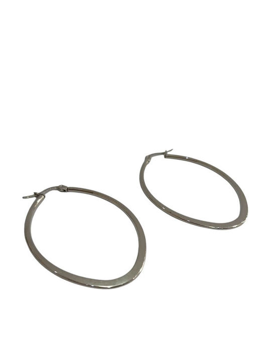 Kalliopi Silver Ohrringe Ohrhänger aus Stahl