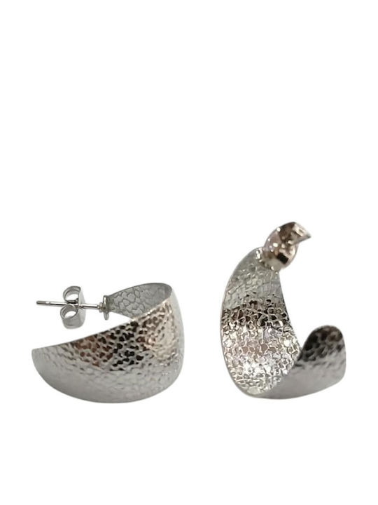 Kalliopi Silver Ohrringe Ohrhänger aus Stahl