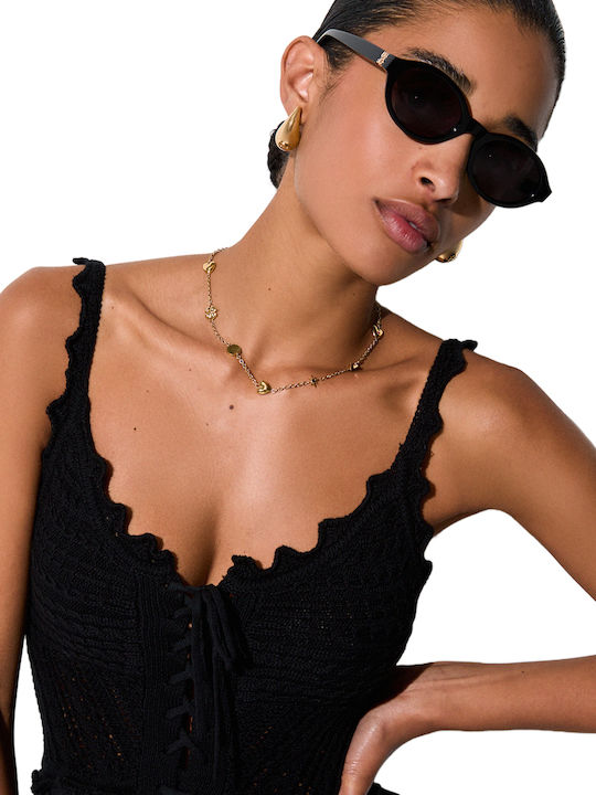 Summer Midi Dress 22222/Black