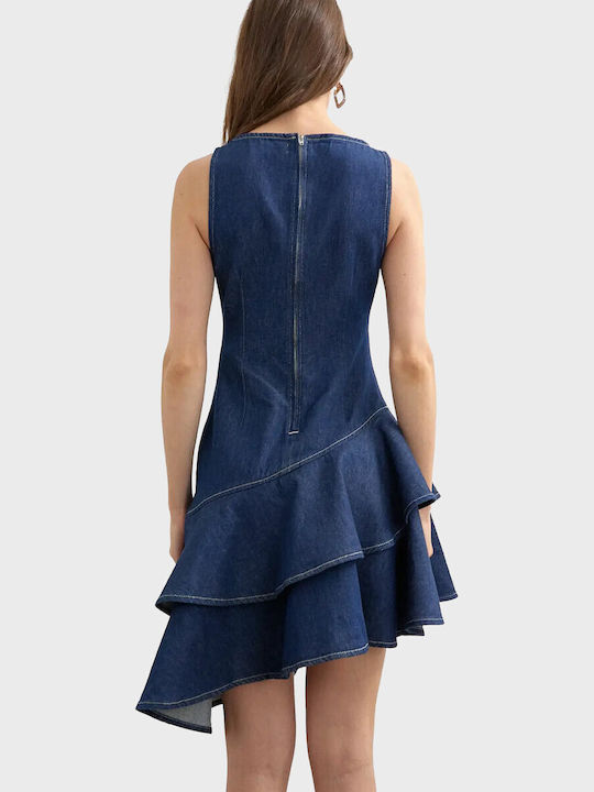Topshop Τζιν Φόρεμα All day Μπλε