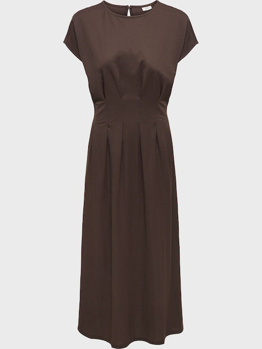 Midi Dress Dark Brown