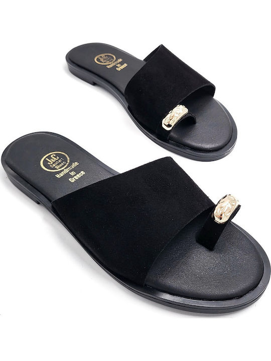 Women's Flat Sandals Black